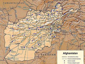 afghanistan airport map
